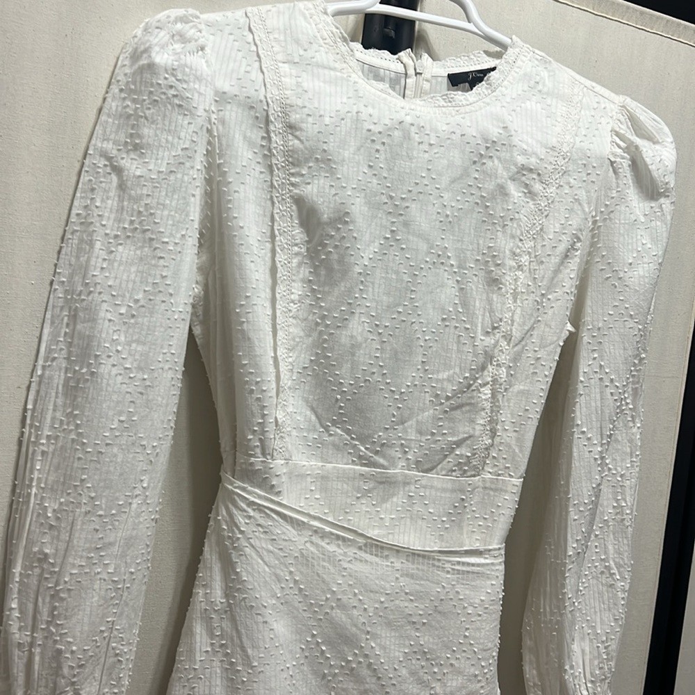 J Crew Size Medium White Dress